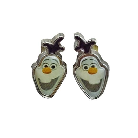 Frozen Olaf Face Stud Earrings - Picture 1 of 9